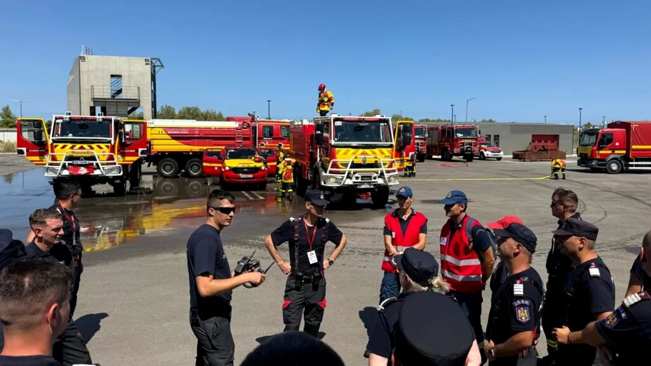 IGSU: Modulul românesc RO GFFF-V şi-a început prima zi operativă în baza de la Nea Makri
