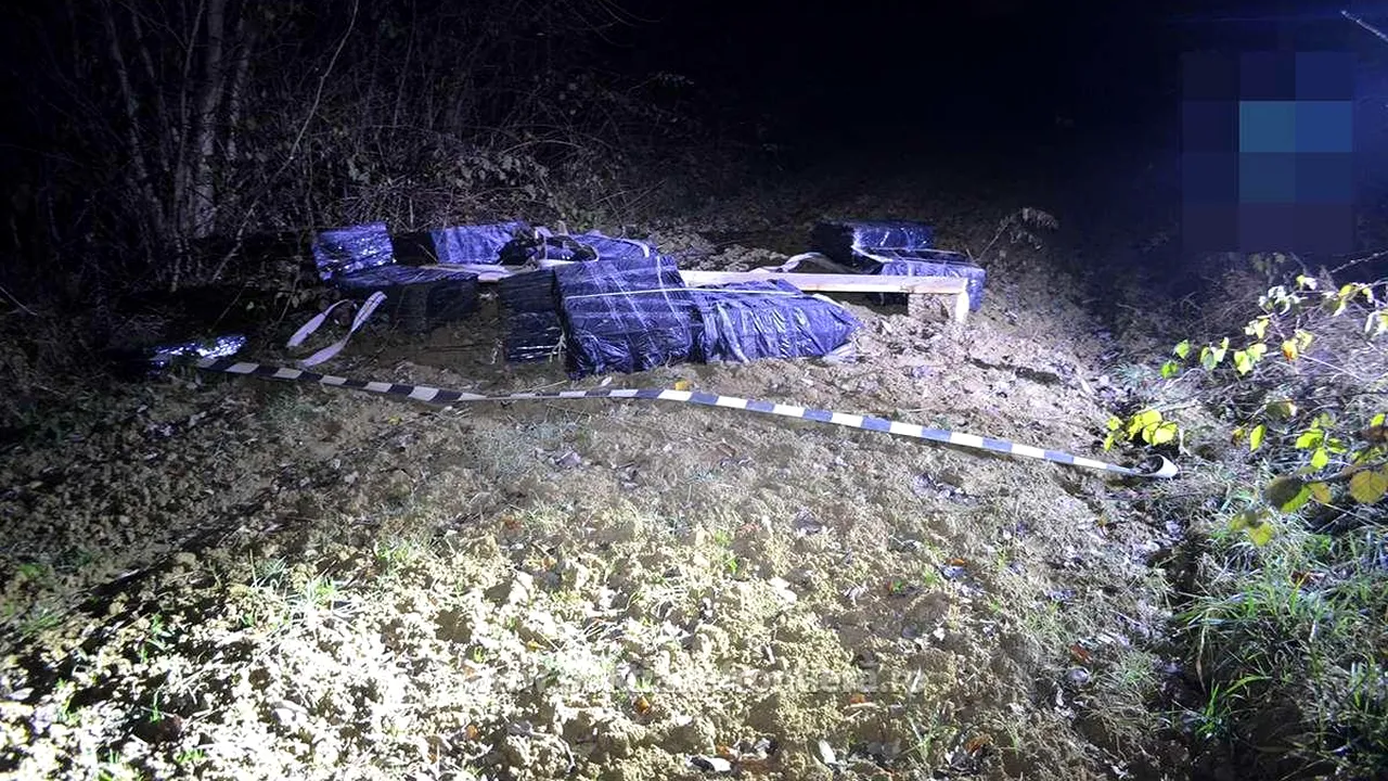 Şase mii de pachete cu ţigări de contrabandă, confiscate la graniţa cu Ucraina