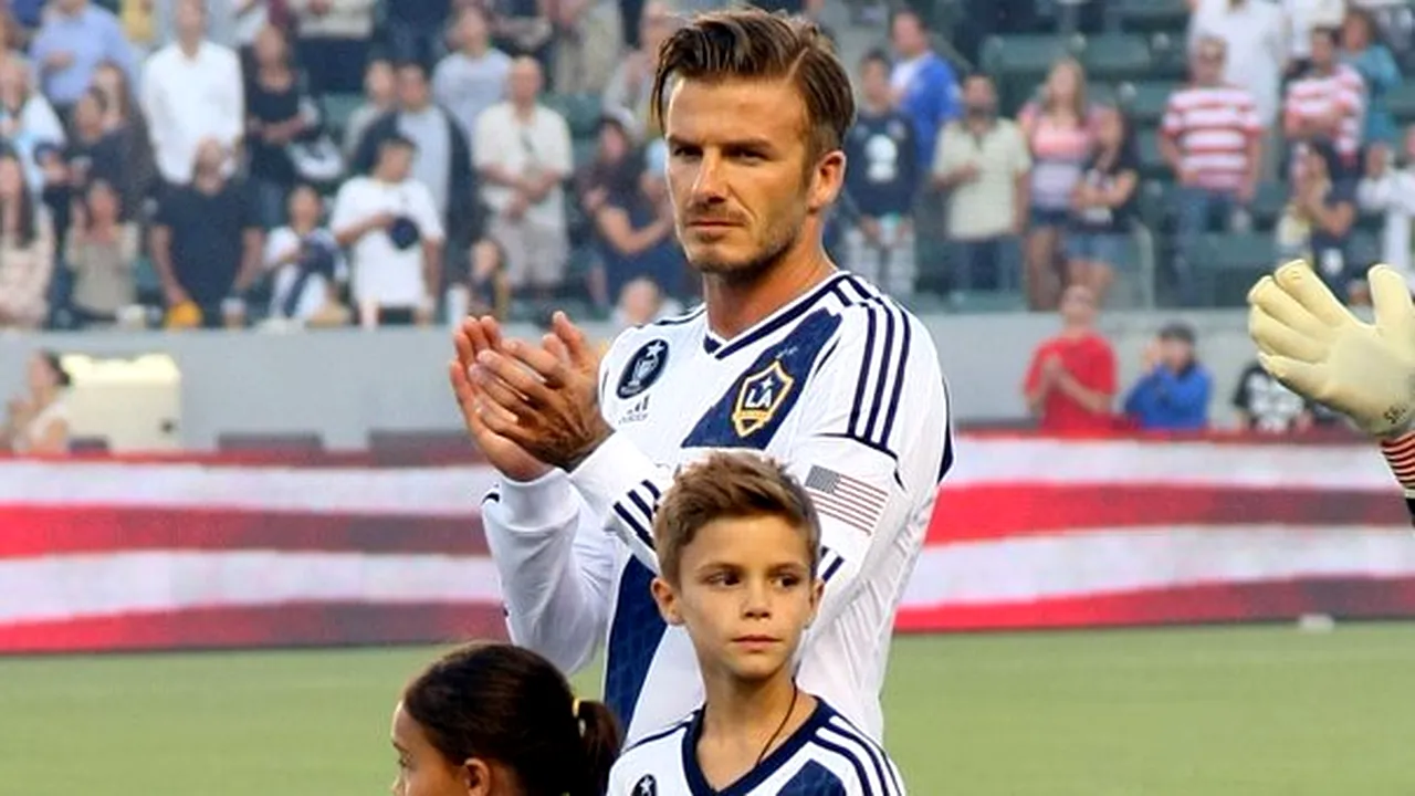 Romeo, fiul cel mic al familiei Beckham, manechin pentru brandul Burberry