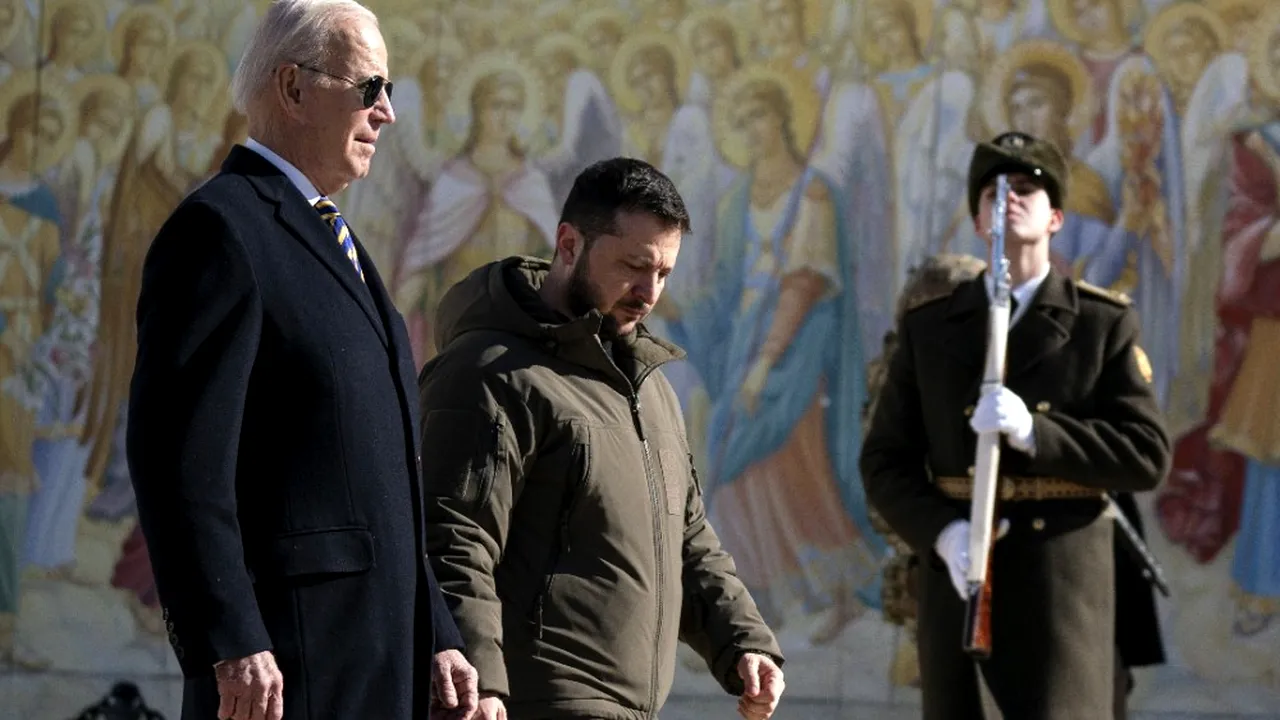 Preşedintele Biden părăseşte Kievul după vizita memorabilă