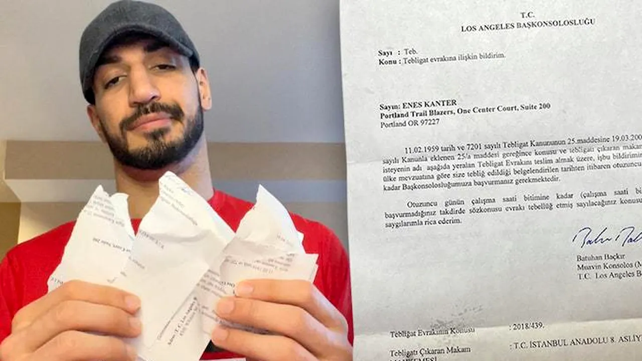 Recep Erdogan cere arestarea lui Enes Kanter, cel mai valoros jucător de baschet al Turciei. Care este motivul