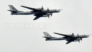 Două bombardiere ruseşti, interceptate de avioane de vânătoare britanice în largul coastelor Angliei