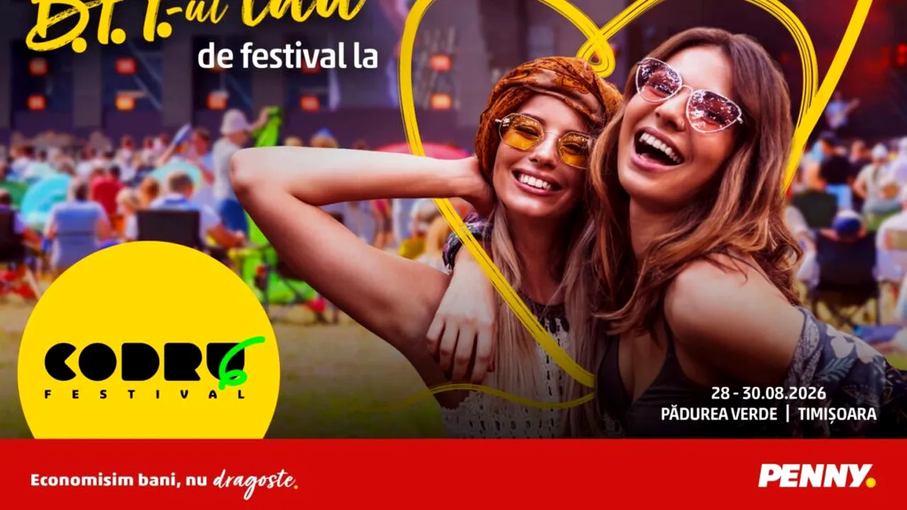 PENNY e BFF-ul tău de distracție la CODRU Festival 2026
