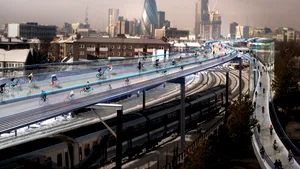 SkyCycle, proiectul grandios pentru bicicliştii din Londra. Cum ar putea londonezii să renunţe la transportul cu maşina - VIDEO