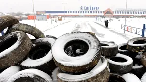 Oraşul ucrainean Liov, sub 