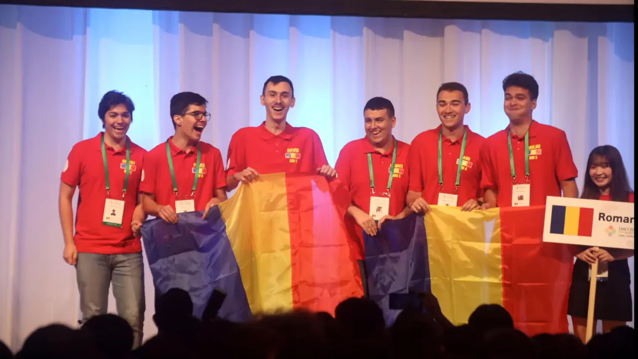Cinci medalii de aur şi una de argint obţinute de România la Olimpiada Internaţională de Matematică
