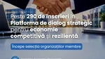Peste 290 de candidaturi pentru Platforma de dialog strategic pentru economie. MEDAT începe selecția organizațiilor