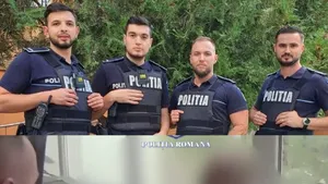 VIDEO Bărbat imobilizat, salvat dramatic de poliţişti din apartamentul cuprins de flăcări