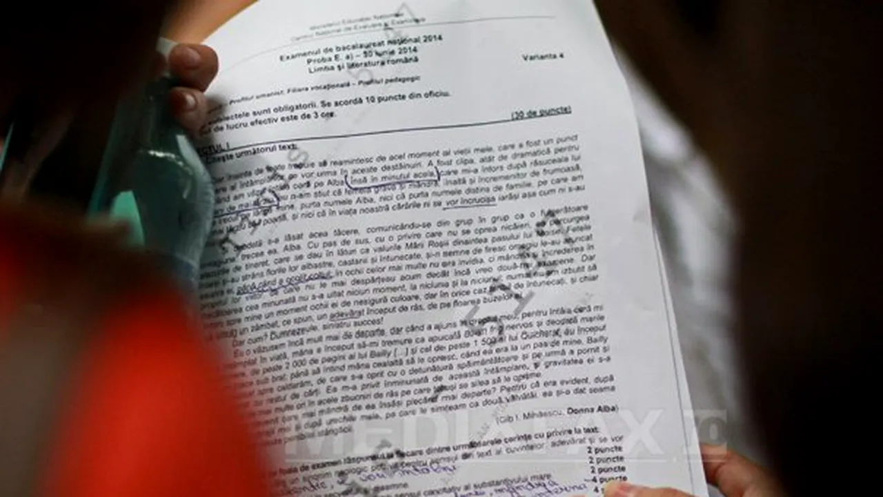 REZULTATE BACALAUREAT 2014 BACĂU: Promovabilitate de 69,5%, cu zece procente mai mare decât în 2013