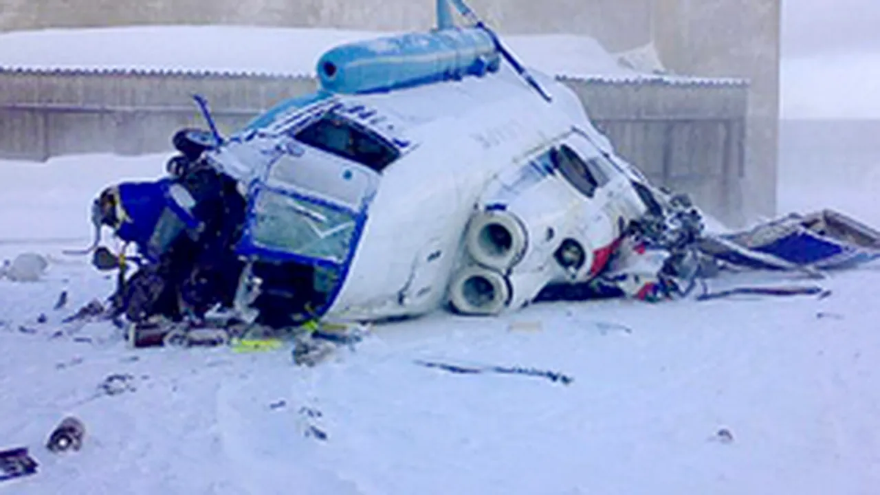 Trei morţi după prăbuşirea unui elicopter rus în Norvegia
