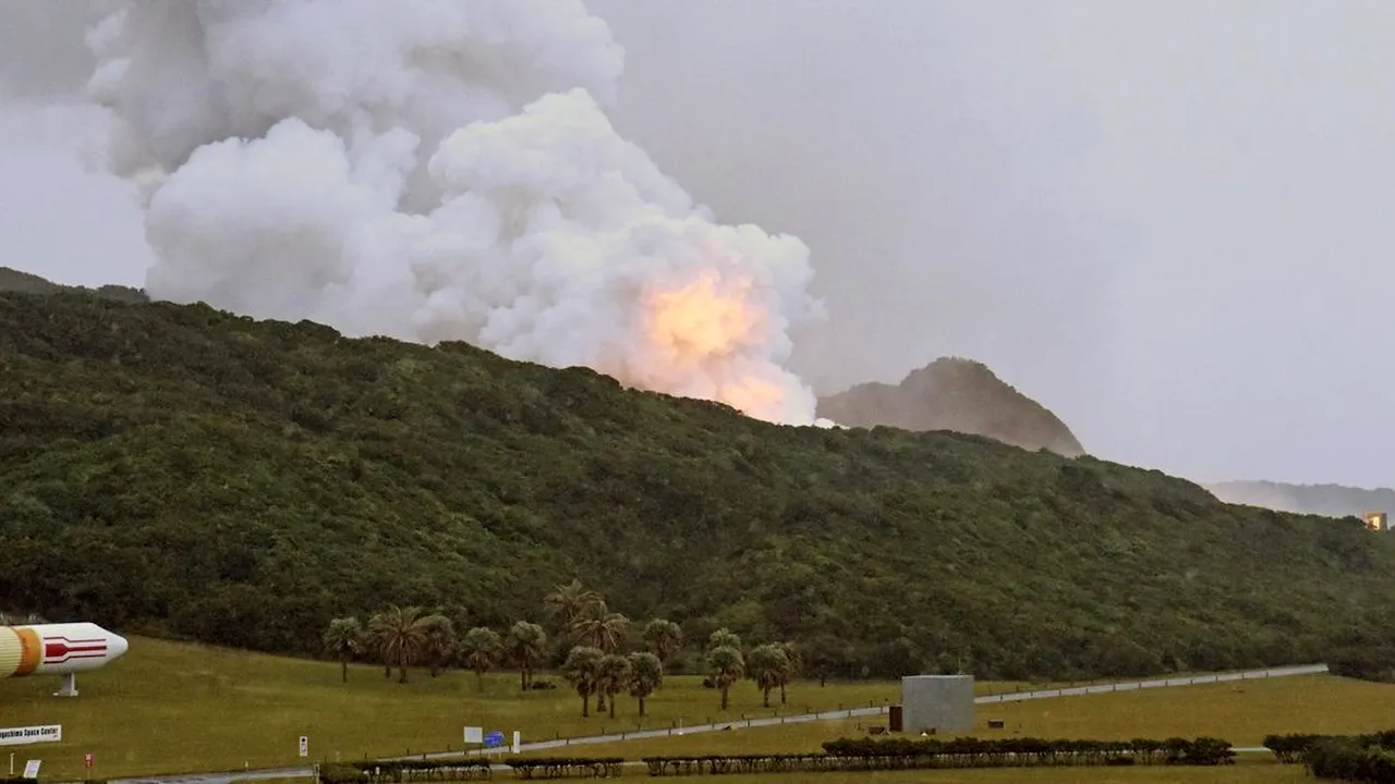 Incendiu major la un poligon de testare a lansării de rachete, în Japonia