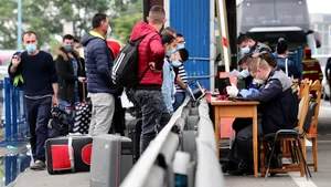 Situaţie decongestionată la Nădlac. Nu mai există pietoni care aşteaptă să treacă graniţa
