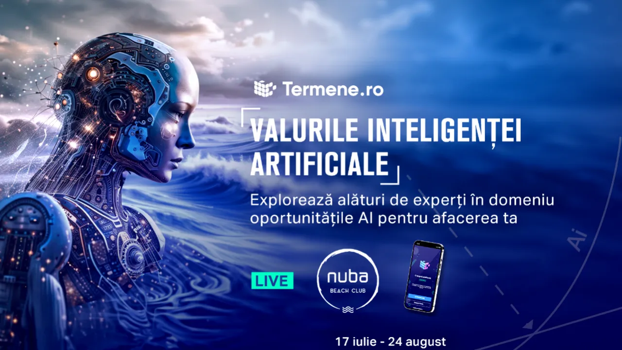 Termene.ro lansează primul podcast cu soluţii concrete pentru integrarea inteligenţei artificiale în companii