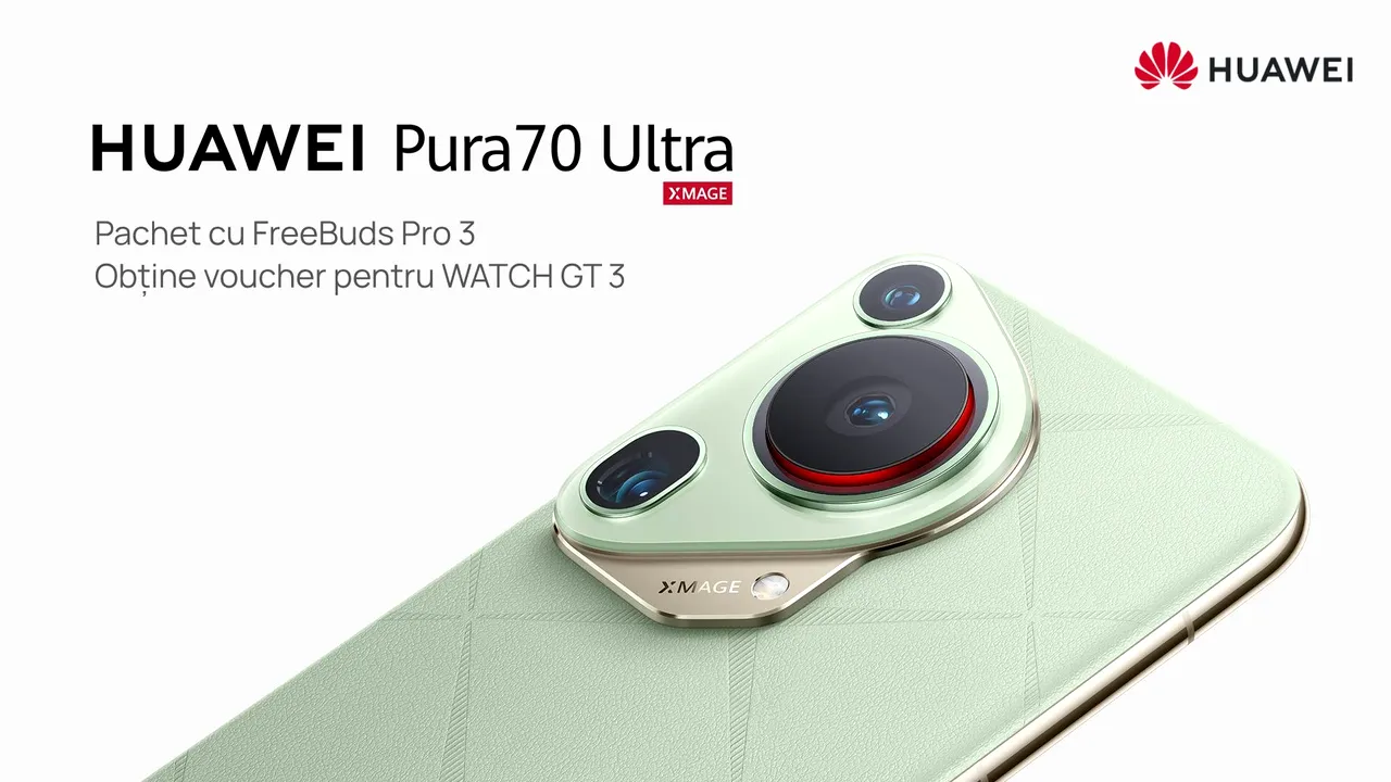 Telefoanele Seriei HUAWEI Pura 70 sunt aici! Un design unic şi camere foto de top (P)