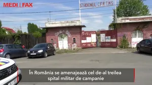 Au început lucrările la al treilea spital militar de campanie din ţară. Cum va fi transformat stadionul CFR din Timişoara