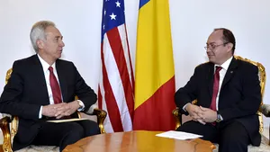 Bogdan Aurescu l-a primit pe Hans Klemm, noul ambasador al SUA la Bucureşti - FOTO