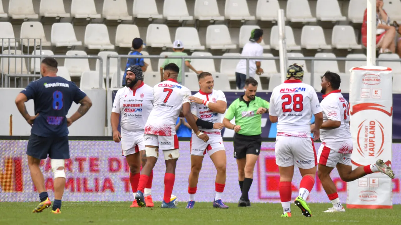 Dinamo a câştigat meciul împotriva campioanei Baia Mare, în etapa a 3-a Cupei României la rugby