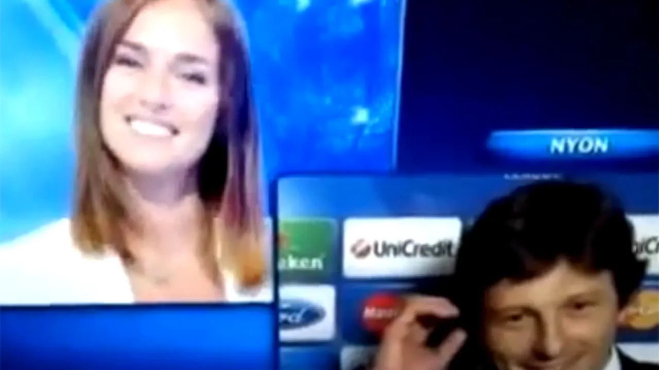 Leonardo şi-a cerut iubita în căsătorie la TV după tragerea la sorţi pentru Liga Campionilor - VIDEO