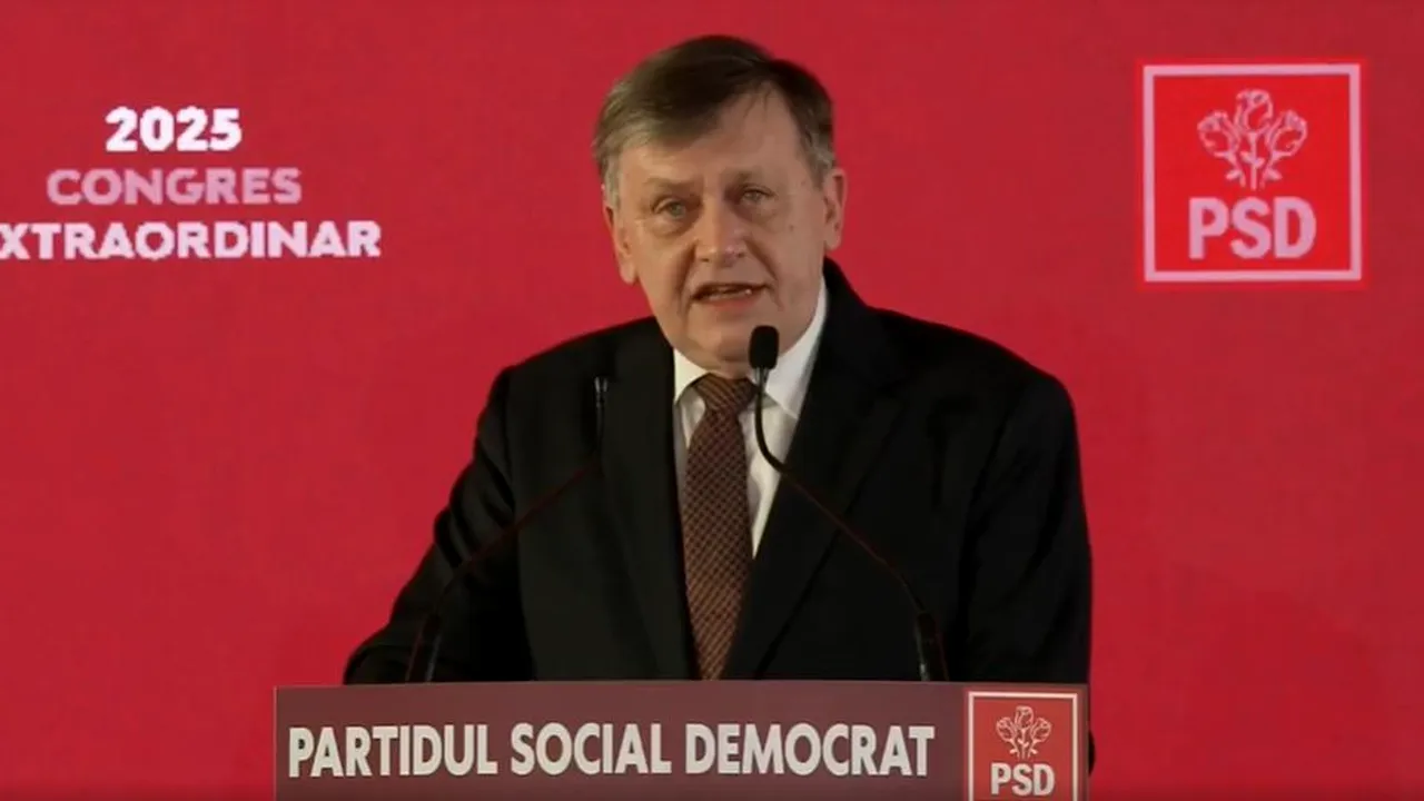 Congresul social-democraţilor a validat candidatura lui Crin Antonescu la prezidenţiale