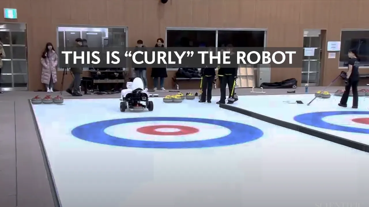 VIDEO Robotul campion la curling: inteligenţa artificială a învins o echipă profesionistă 