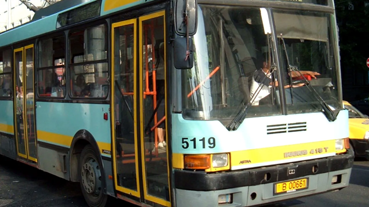 Troleibuzele liniei 66 nu circulă sâmbătă şi duminică