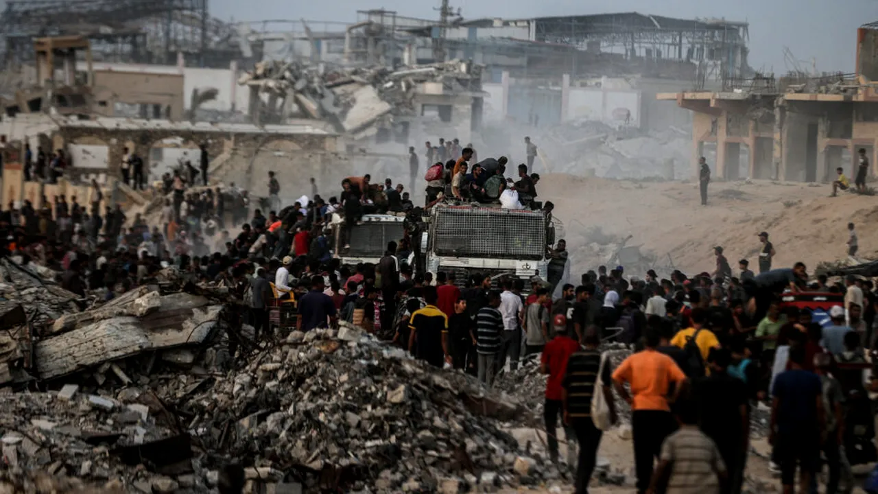 Peste 250.000 de oameni au fugit din orașul Gaza într-o lună, pe fondul noii ofensive israeliene