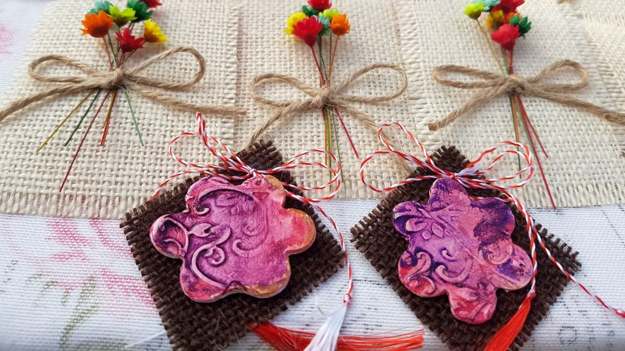 GALERIE FOTO Ore întregi de muncă în spatele unui mărţişor hand-made vândut cu 3,5 lei la Alba Iulia