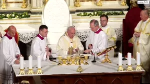 Pope Holds Mass at St. Joseph Cathedral in Bucharest