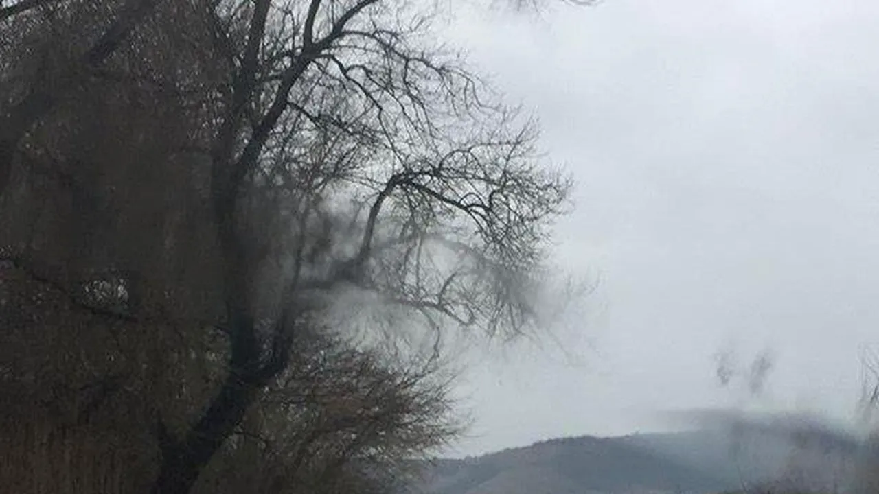 FOTO Un drum judeţen din Arad şi zeci de hectare de terenuri au fost inundate de Crişul Alb