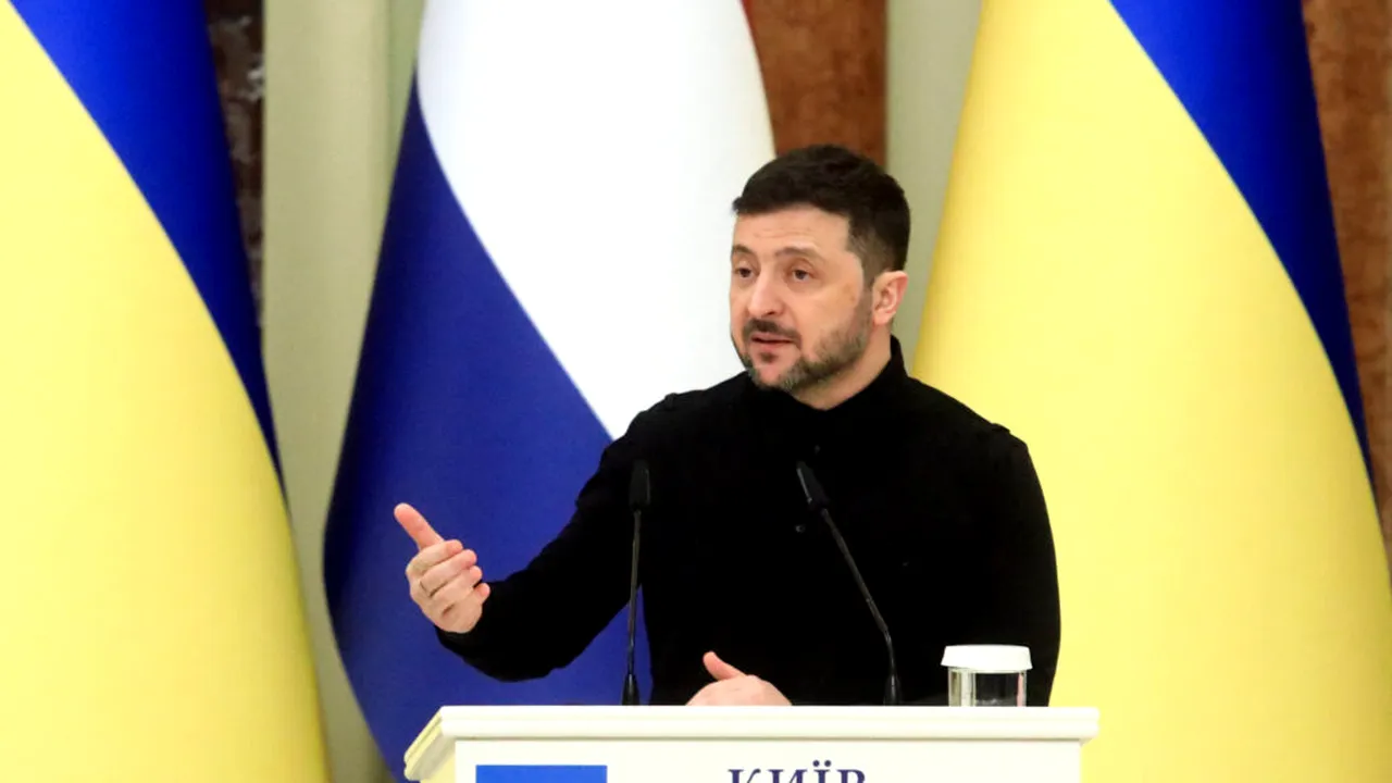 Volodimir Zelenski, decorat în Olanda pentru „lupta pentru securitatea întregii Europe”