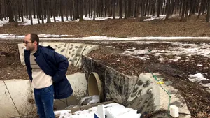 GALERIE FOTO Lacul Ciric, poluat de substanţele cu care s-au degivrat aeronavele la Aeroportul Iaşi