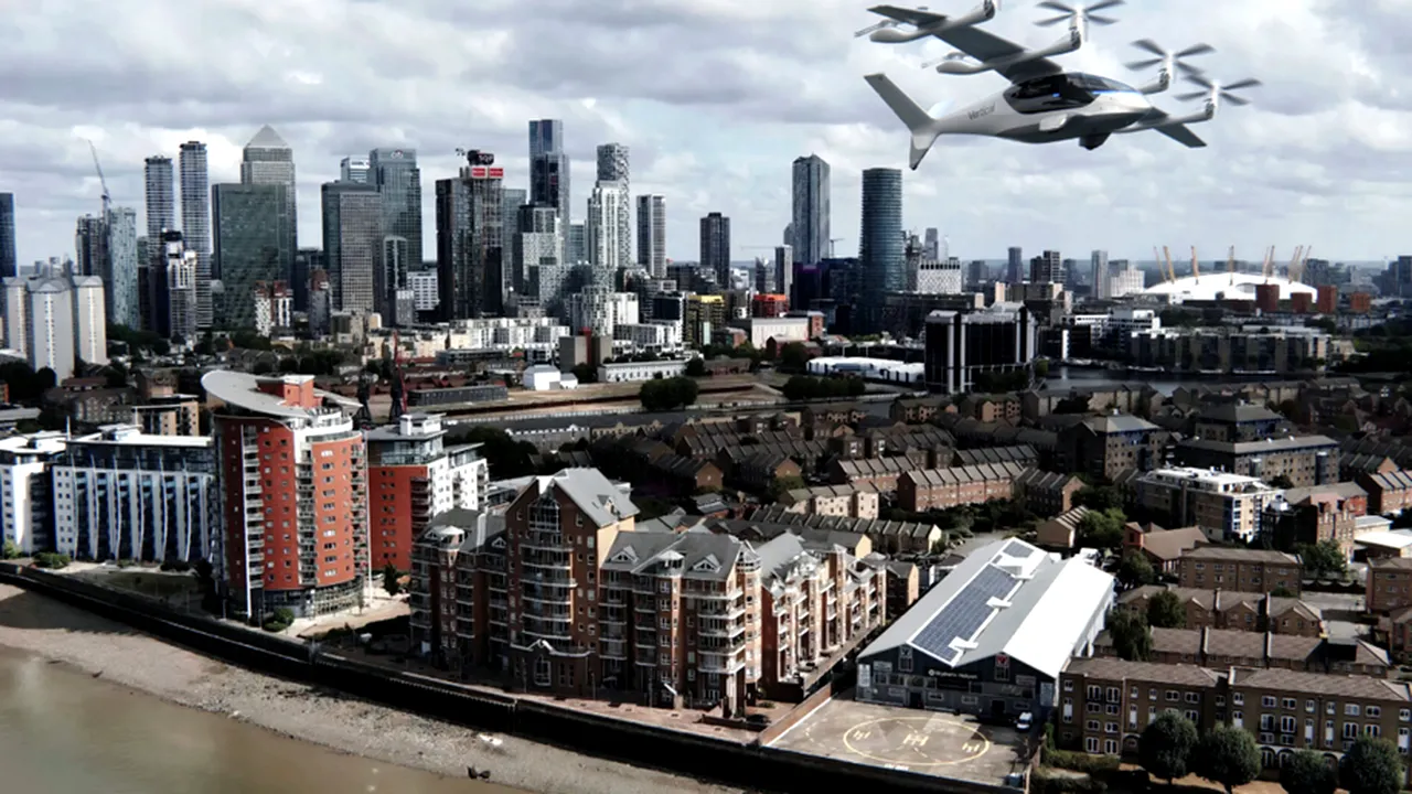 Transport rapid la aeroport: Capitala din Europa care plănuiește să aibă taxiuri zburătoare în trei ani