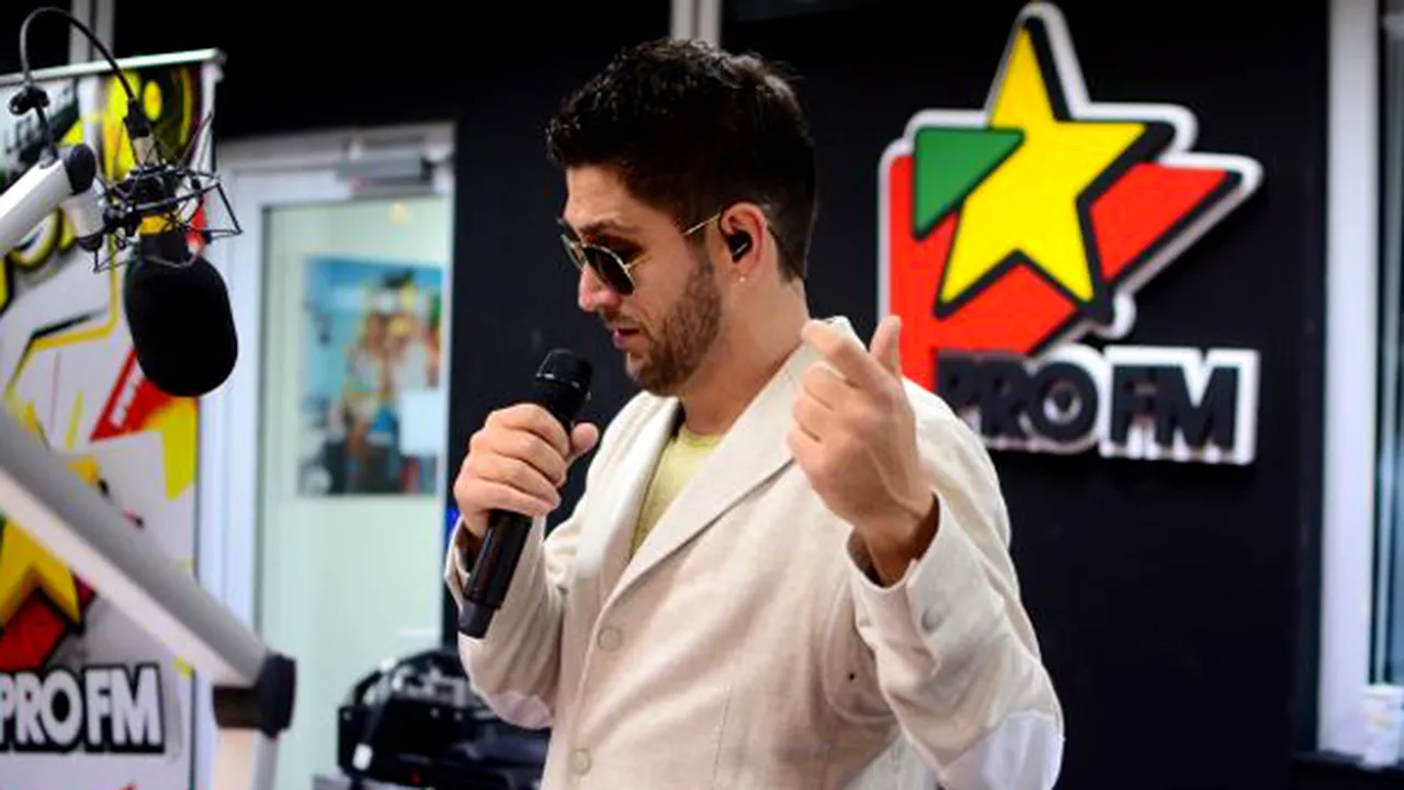 Cezar Ouatu a cantat „O Sole Mio” pe heliu, în studioul ProFM