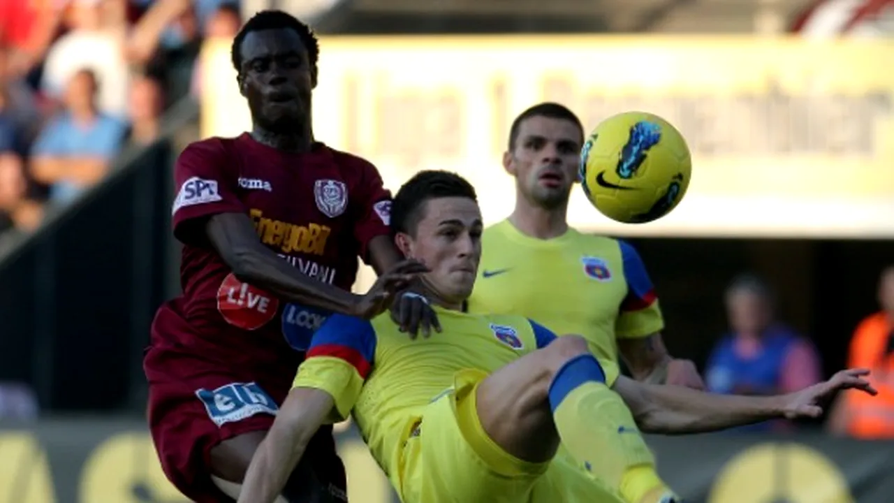Campioana CFR Cluj a remizat cu Steaua în ultima etapă a Ligii I, scor 1-1