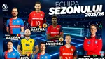 Steaua și SCM Zalău domină echipa ideală a sezonului în campionatul masculin de volei. Patru români remarcați
