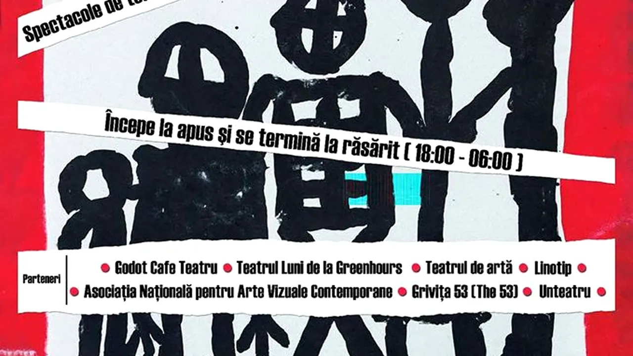 Noaptea Albă a Teatrului Independent: Spectacole, expoziţii de fotografie, ateliere de mişcare - FOTO