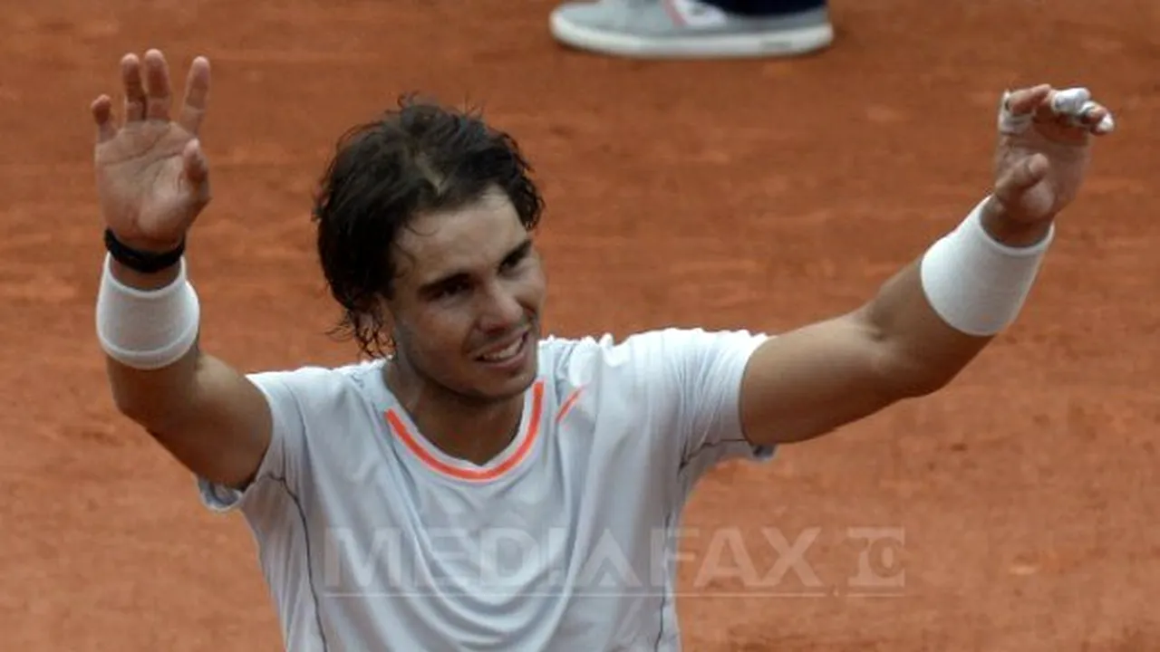 PREMIERĂ ÎN TENIS: Nadal l-a învins pe Ferrer în finala de la Roland Garros şi a devenit primul jucător care cucereşte de 8 ori acelaşi turneu de Grand Slam