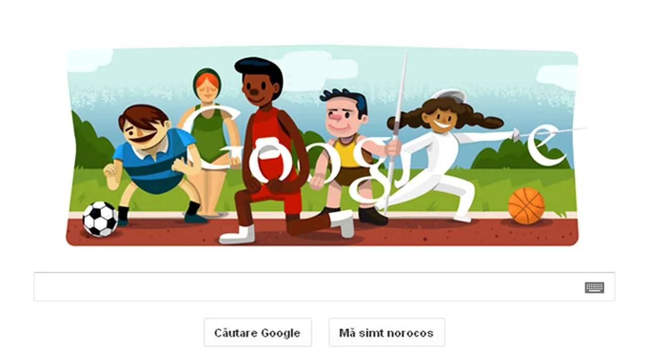 GOOGLE sărbătoreşte Jocurile Olimpice 2012