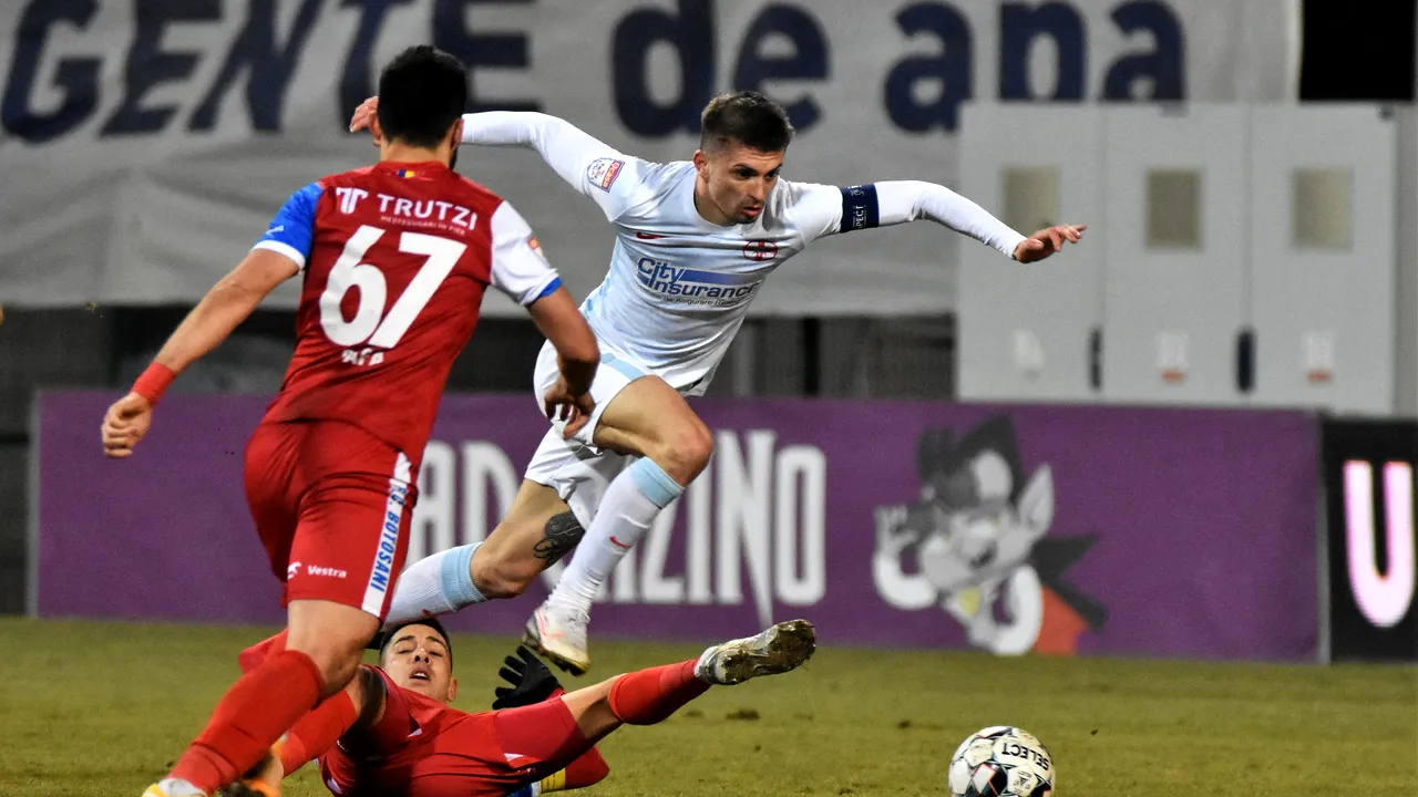 FCSB câştigă cu 2-0 meciul din deplasare de la FC Botoşani