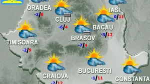 PROGNOZA METEO: Cresc temperaturile. Cum va fi vremea luni şi marţi în ţară şi în Bucureşti