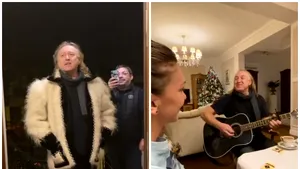 VIDEO. Simona Halep, colindată de Ştefan Hruşcă. „O seară de Ajun de neuitat”