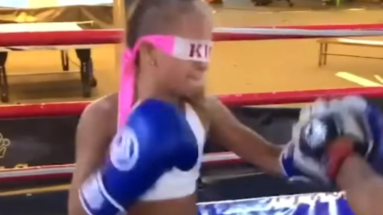 VIDEO Arya Stark în viaţa reală. Kira Makogonenko are 11 ani şi e neînvinsă la box...chiar şi legată la ochi!