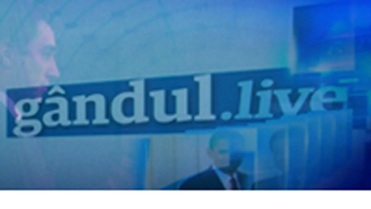 Gândul.info lansează platforma video Gândul LIVE