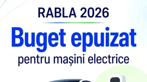 Bugetul pentru mașini electrice din Programul Rabla Auto 2026 a fost epuizat în doar 10 zile
