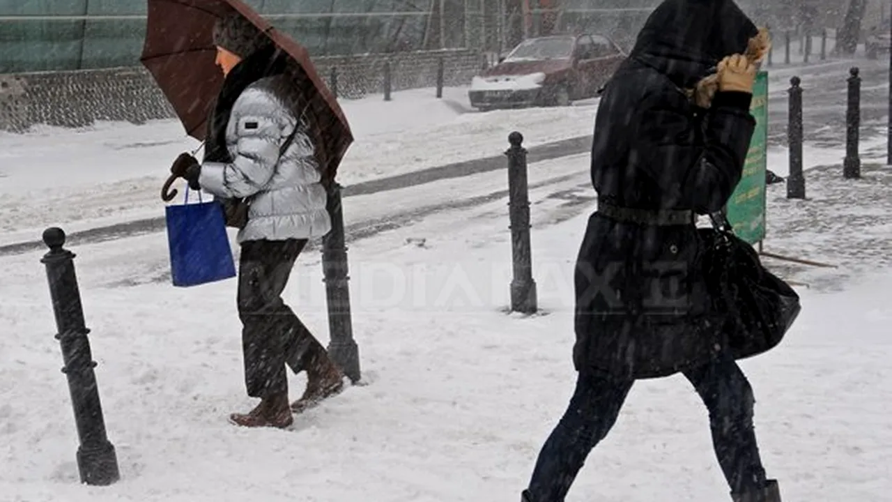 Temperaturi de până la minus 24 de grade Celsius, aşteptate în Republica Moldova