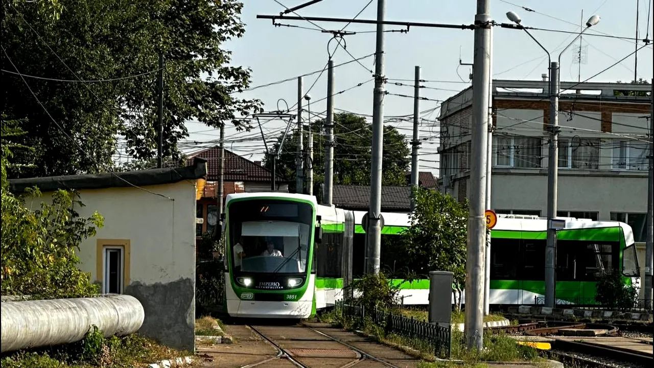 STB anunţă reorganizarea, începând de duminică, a liniilor de tramvai de pe Calea Moşilor