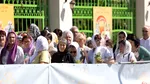 Pelerinajul la moaștele Sfântului Dimitrie cel Nou: credincioșii așteaptă la rând pe dealul Mitropoliei
