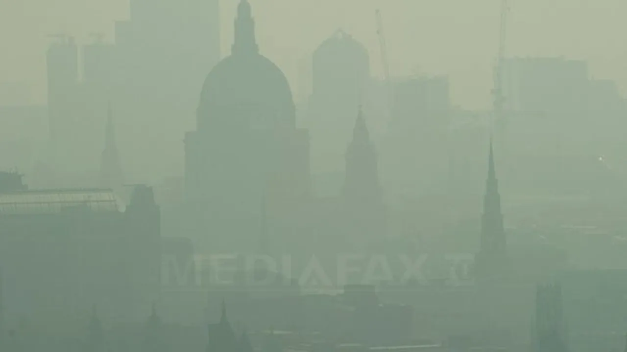 Alertă de poluare în Londra şi o mare parte a Angliei