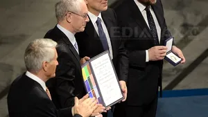 Premiul Nobel pentru Pace a fost înmânat oficial unei Uniuni Europene afectate de criză
