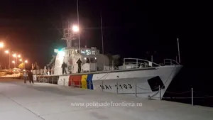 O navă a Poliţiei de Frontieră Române va supraveghea, timp de trei luni, frontierele Europei din Marea Egee